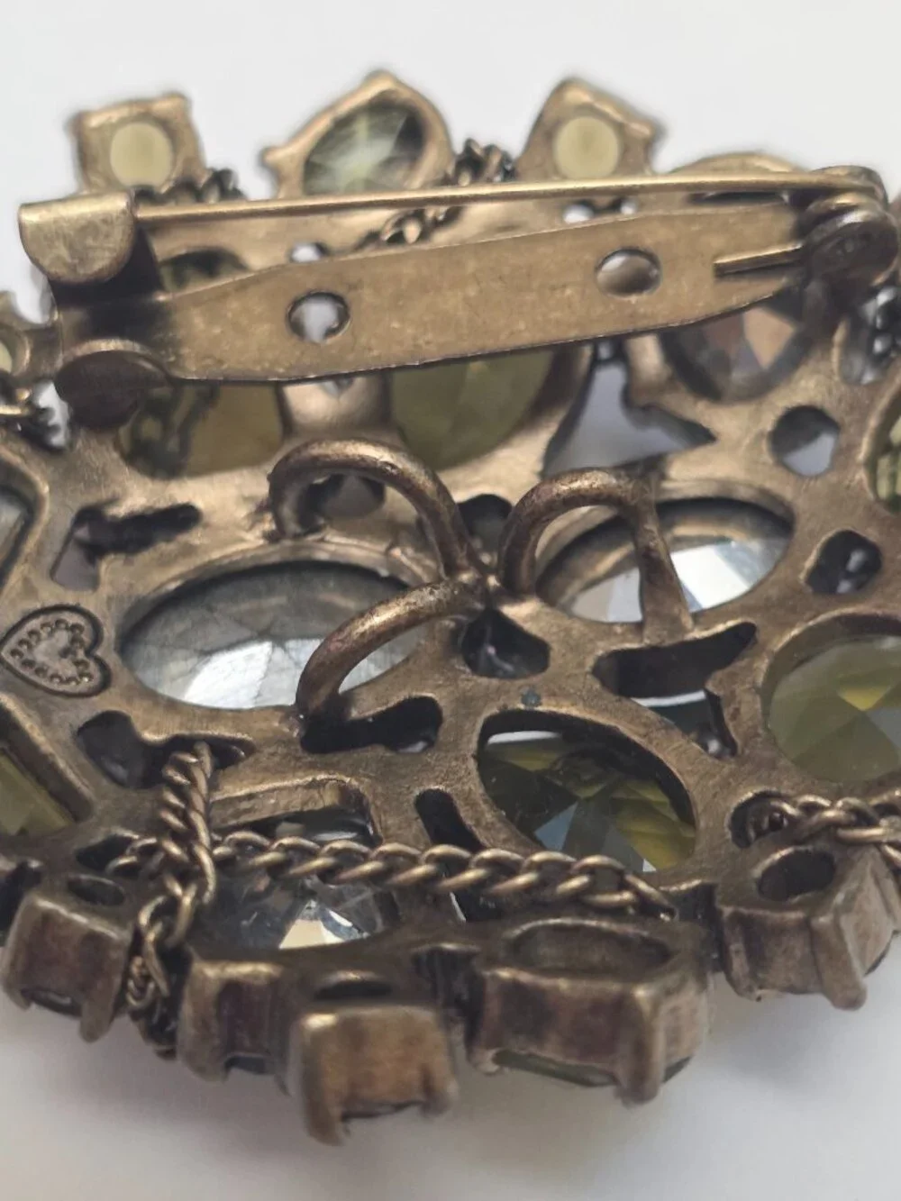 Stella & Dot After The Rain Chain Wrapped Brooch/Pendant